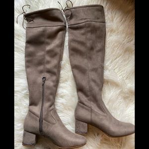 Michael Kors Jamie over-the-knee boots, size 8.5